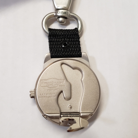 Field & Stream Men's F50FOBK Adventurer Black Pocket Watch Bottle Opener - Picture 6 of 9
